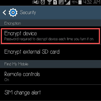 factory reset encrypi device