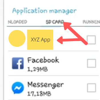 xyz app sd card